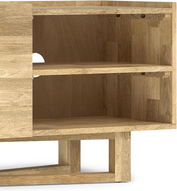 SIMPLIHOME Harrow Solid Mango Wood 60 inch Wide Contemporary Modern TV Media - Image 11