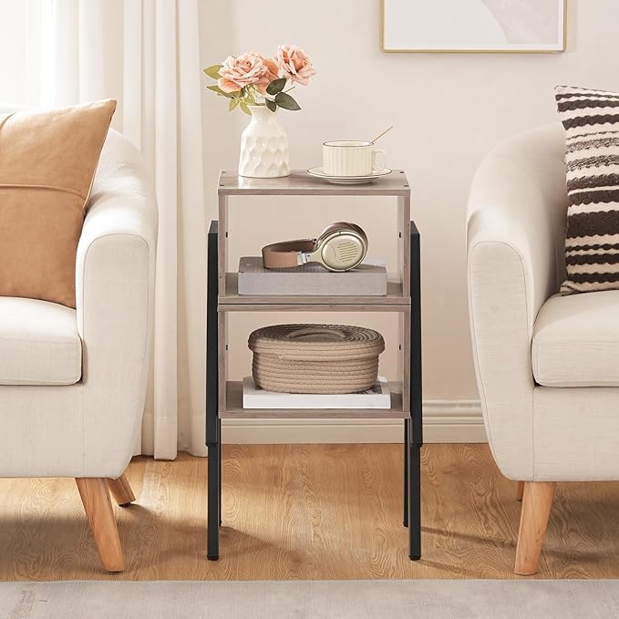 HOOBRO Nightstands Set of 2, Stackable End Table, Side Table, Bedside Tables - Image 6