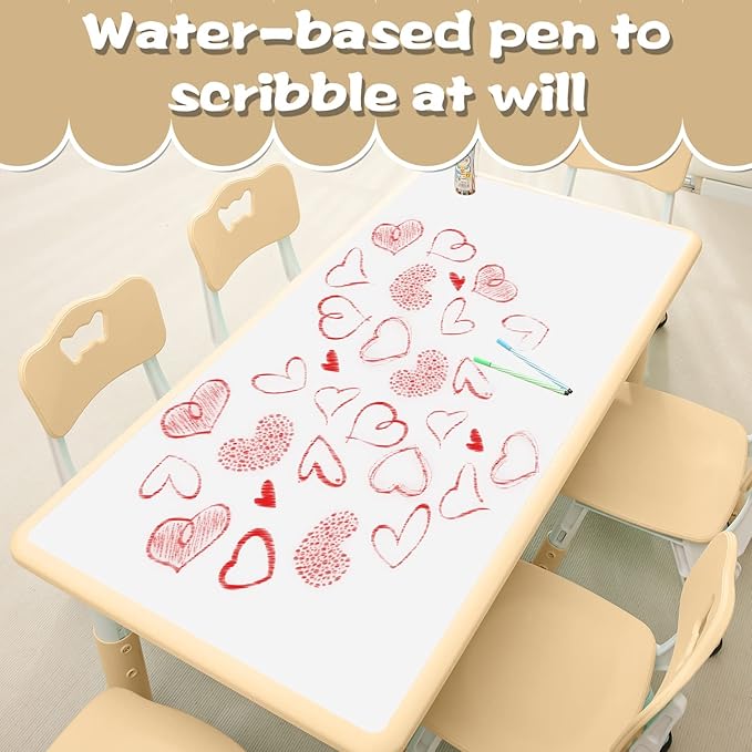 Children's Table and Chair Set Suitable - Image 3