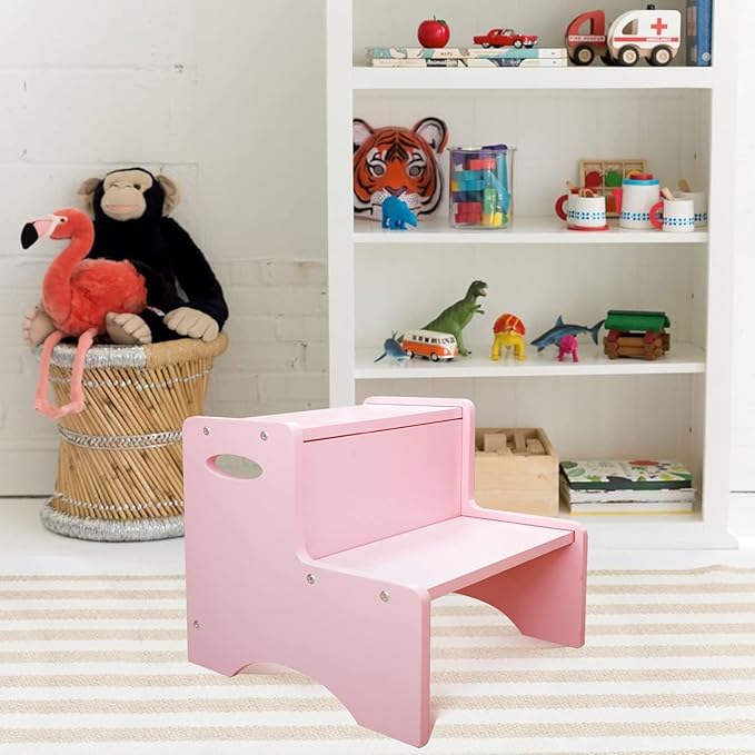 WOOD CITY Wooden Toddler Step Stool - Image 6