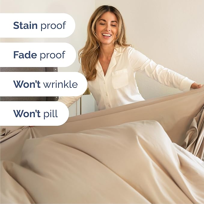 Cal King Size 4 Piece Sheet Set - Image 5