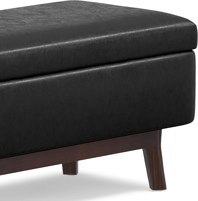 SIMPLIHOME Owen 36 inch Wide Mid Century Modern Small Rectangular Storage - Image 11