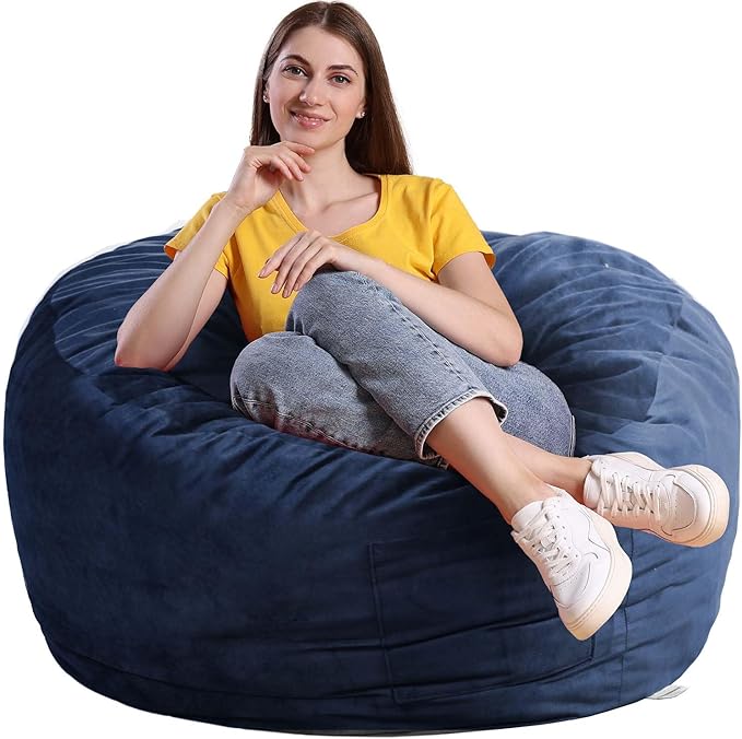 Bean Bag Chairs, Memory Foam Stuffing Bean Bag Chair by Unknown