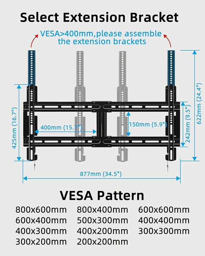 HOME VISION Fixed TV Wall Mount - Image 5