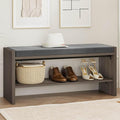BON AUGURE Shoe Storage Bench, Entryway Bench by BONAUGURE