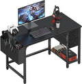 Lufeiya Computer Desk with Fabric Drawers, 40 Inch Reversible Gaming Desk by LUFEIYA