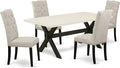 East West Furniture X627EL635-5 5 Piece Dining Room Table Set Includes a by EastWestFurniture
