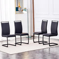Modern Dining Chairs Set of 4, High Back Kitchen Chairs, Side Room Chair by Gopop