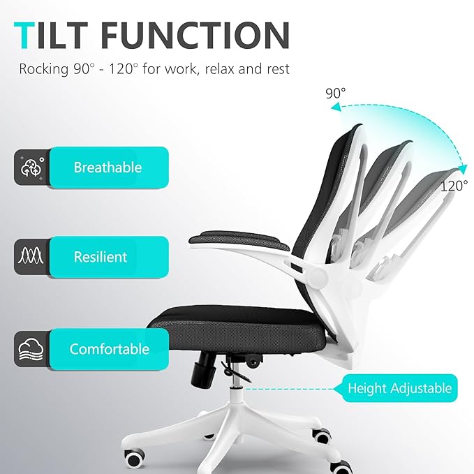 Mesh Office Chairs, High Back Ergonomic Office Chair - Image 3