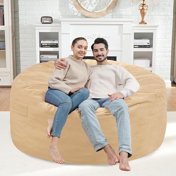 4FT Bean Bag Chair, Large Bean Bag Chairs - Image 2