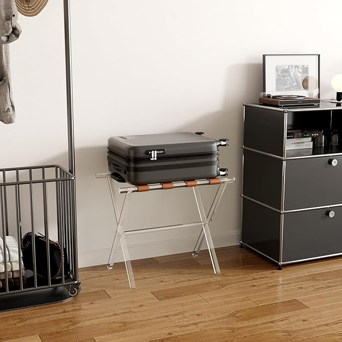 Sumerflos Acrylic Luggage Rack for Guest Room - Image 6
