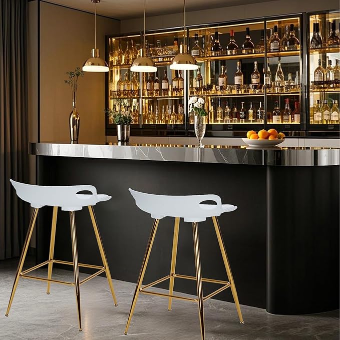 Sidanli Bar Stools Set of 2, Counter Height Stools - Image 8