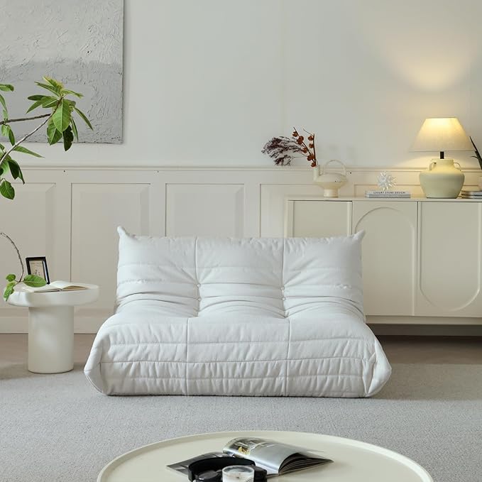 Luxury Sofa Couch Chair, Lazy Floor Seating, Fireside Bean Bag Chair, Ergonomic - Image 9