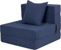 Folding Sofa Bed, High-Density Memory Foam Sofa by LOVMOC