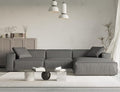 Acanva Modern L-Shaped Deep Sectional Sofa Furniture Set by acanva