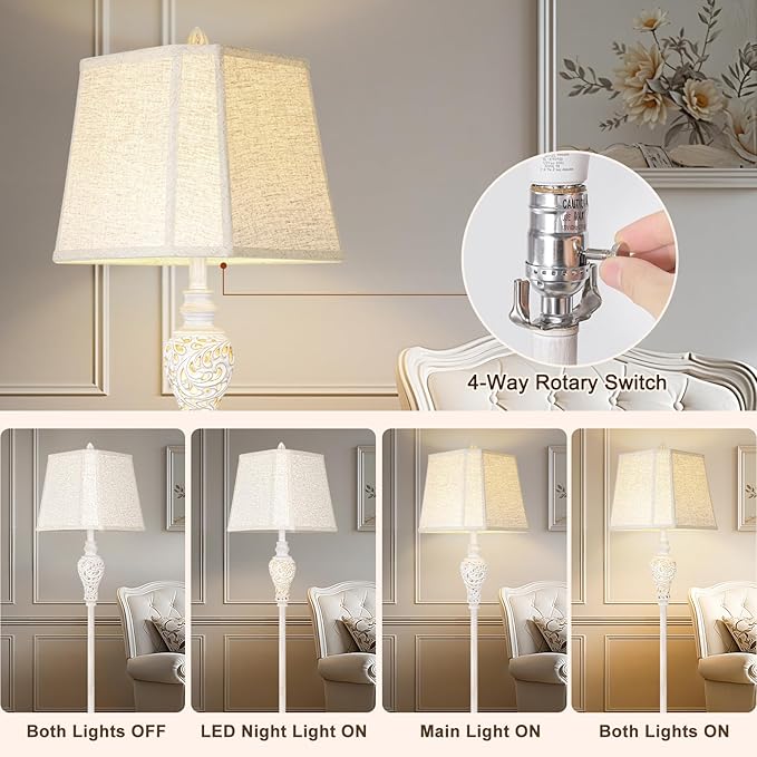 Floor Lamp for Living Room, Vintage Standing Lamp - Image 4