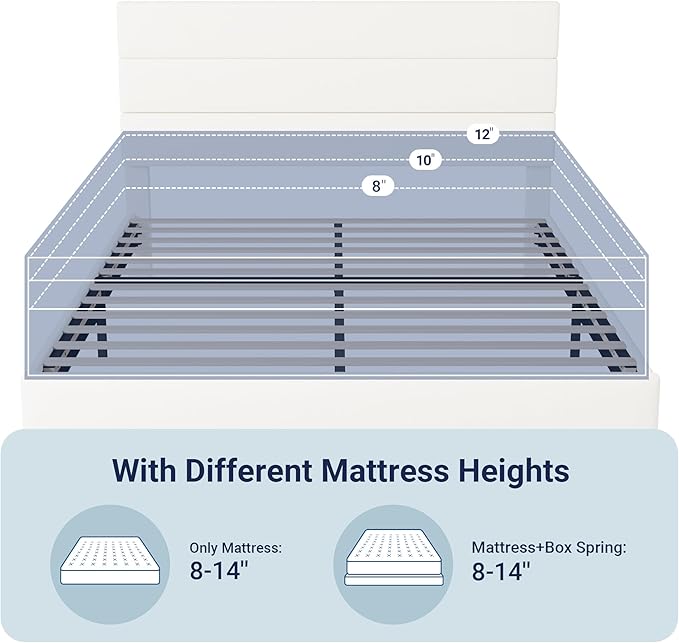 Allewie Queen Size Platform Bed Frame - Image 7