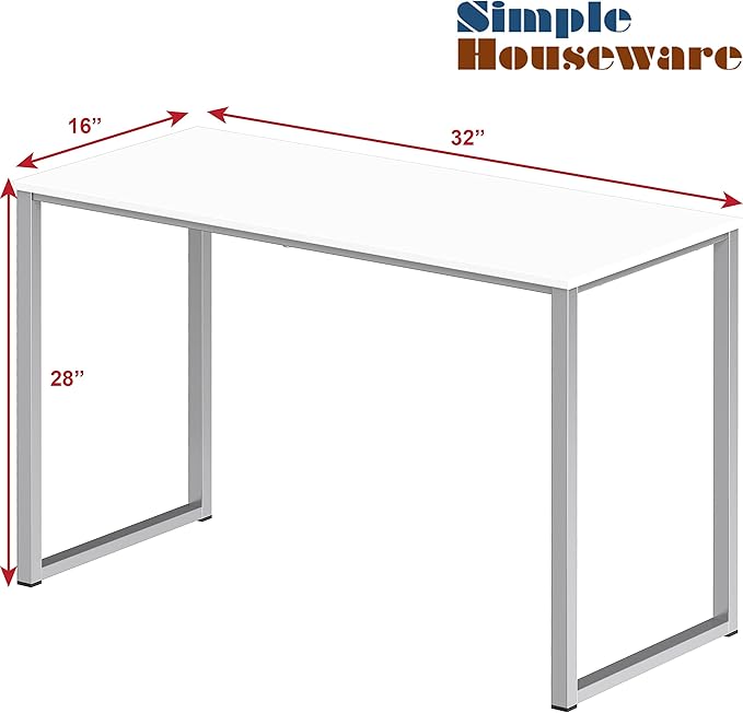 SHW Mission 32-Inch Home Office Computer Desk - Image 3