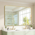 Bathroom Mirror 55" x 36", Large Rectangle Wall Mirror, Entryway Decor by Unknown