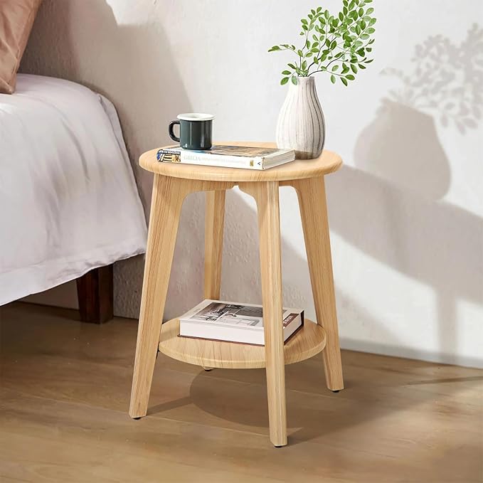 End Table Small Round Side Table - Image 2