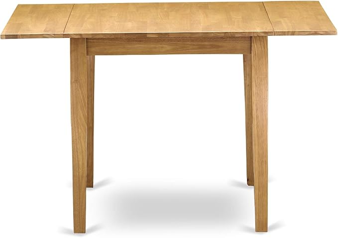 East West Furniture NDAV5-OAK-C 5 Piece Modern Dining Table Set Includes a - Image 5