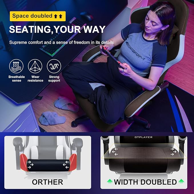 GTPLAYER Gaming Chair, Computer Office Chair - Image 3