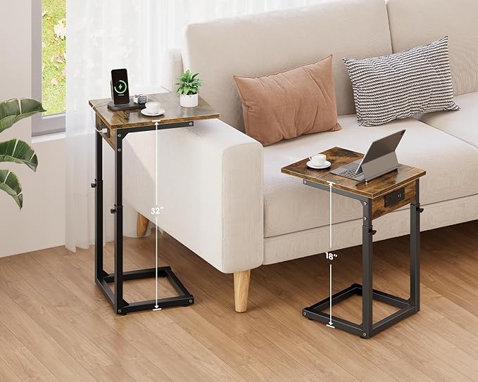 Vagusicc C Shaped End Table - Image 2