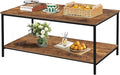SENIG 2-Tier Coffee Table with Storage Shelf by SENIG