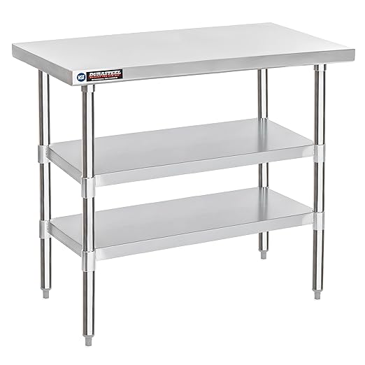 DuraSteel Food Prep Stainless Steel Table by DuraSteel