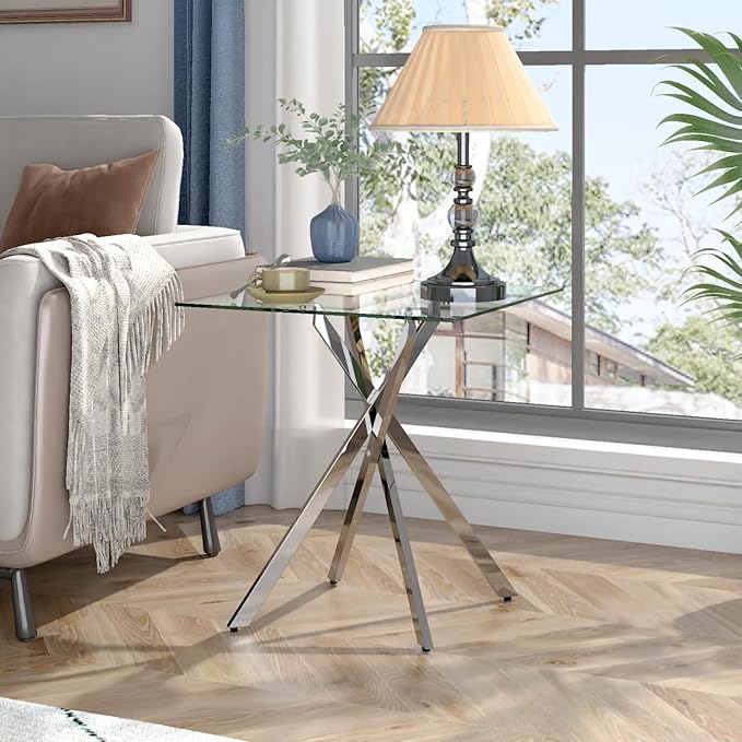 Side Table Set of 2, Modern End Table Set - Image 2