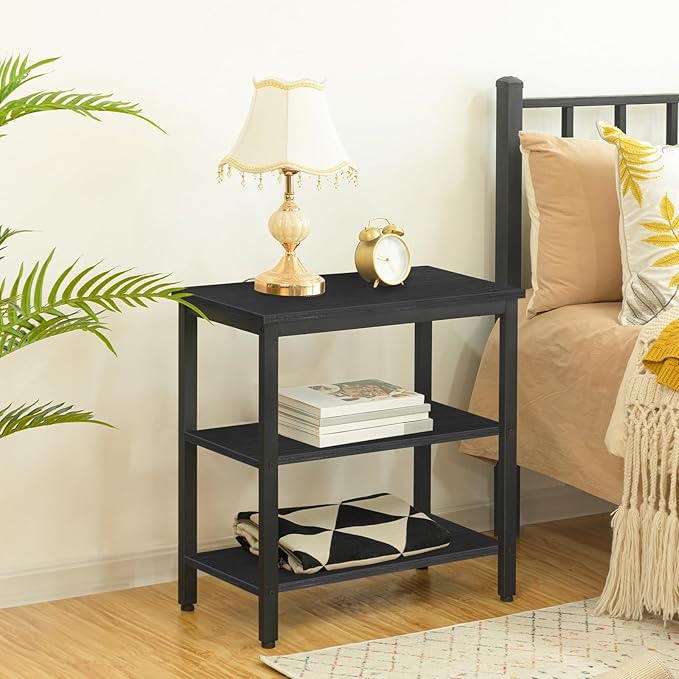 HOOBRO End Table, Simple Rustic Side Table - Image 5