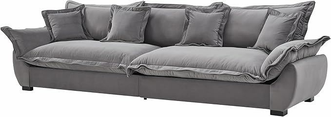 126 Inch Sailing Design Modular Sectional Cloud Sofa - Image 8