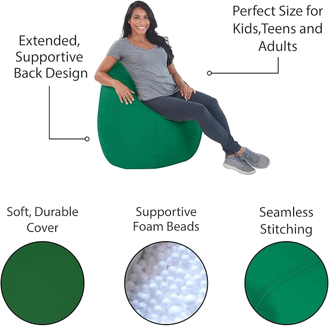 FDP SoftScape Dew Drop Bean Bag Chair - Image 4