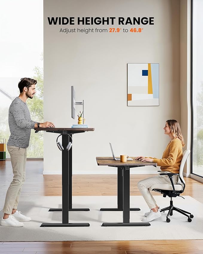ErGear Electric Standing Desk, 55 x 27.5 inches, Height Adjustable Computer Desk - Image 7