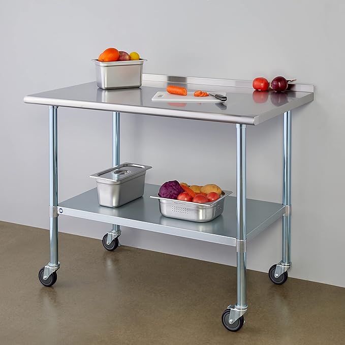 Stainless Steel Table for Prep & Work - Image 2