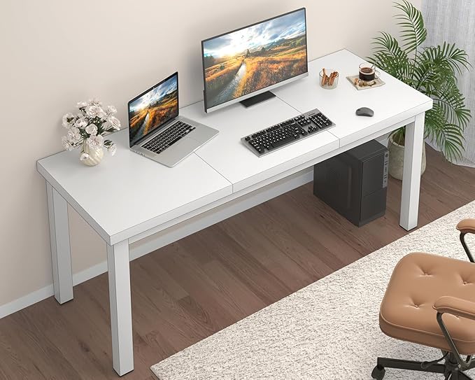 55.1 Inch Small Computer Desk, Home Office Desk, Modern Desk Table - Image 6