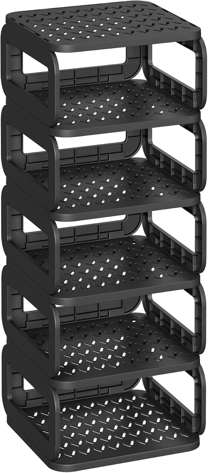 SONGMICS Shoe Rack, Shoe Organizer, 6 Shelves, Shoe Storage, Narrow Shoe Shelf - Image 7