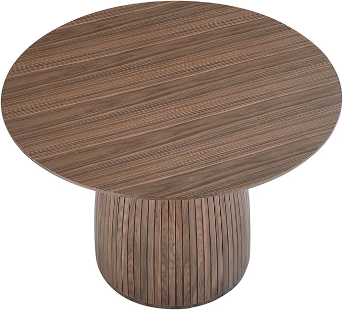 Modern Wooden Mushroom-Shape Round Dining Table, Home Kitchen Furniture - Image 4