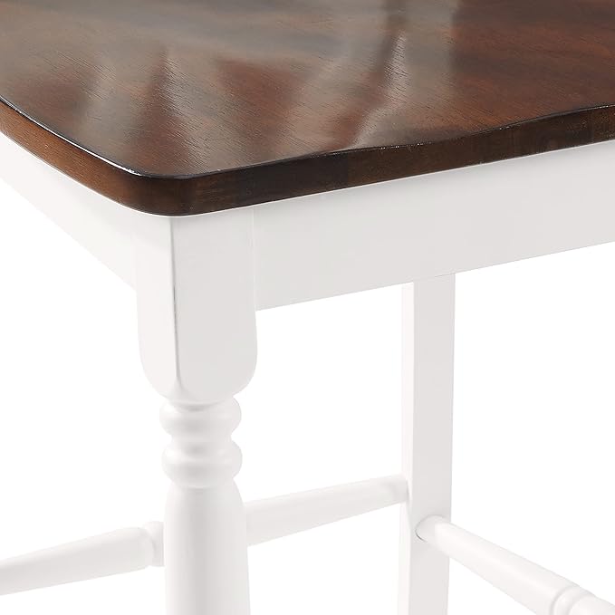 Crosley Furniture Shelby Wood X Back Counter Height Bar Stools Set of 2 - Image 9