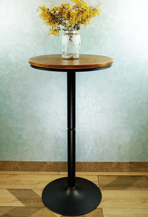 Round Bar Height Bistro Pub Table - Image 2