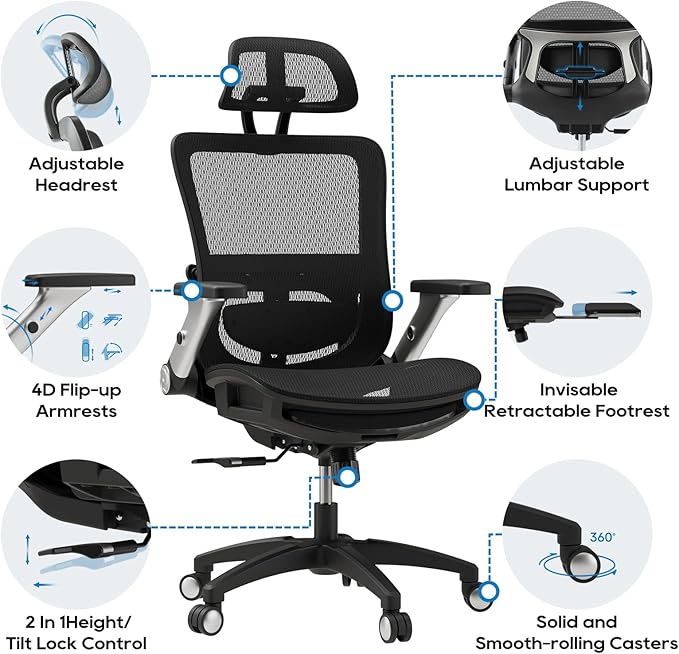 COLAMY Ergonomic Office Chair - Image 3