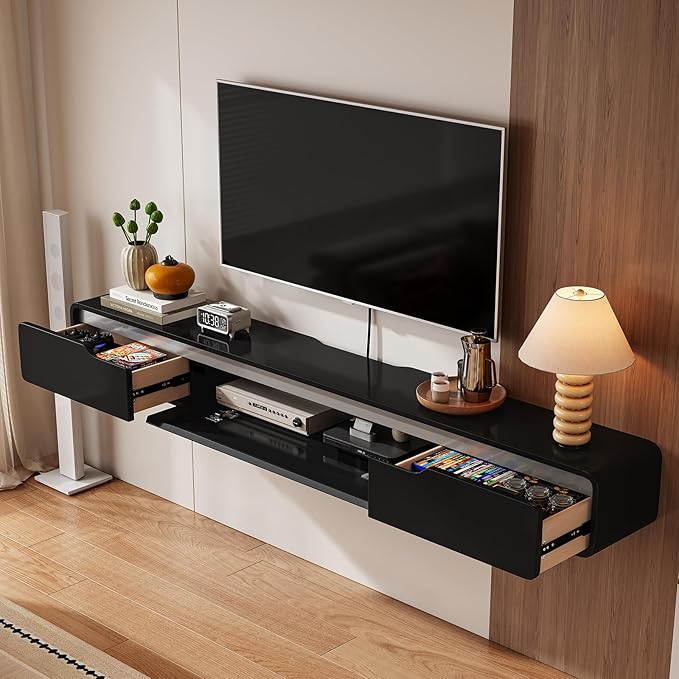 Fully-Assembled Floating TV Stand - Image 5