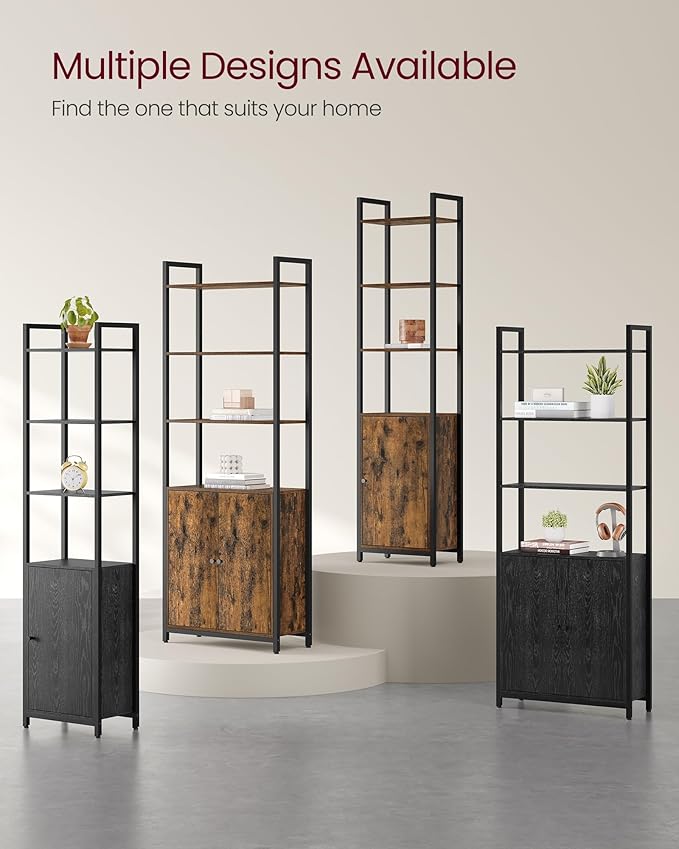 VASAGLE 6-Tier Bookshelf, Tall Bookcase - Image 7