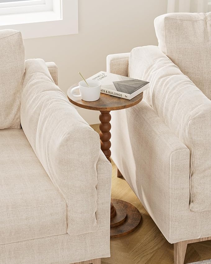 Masupu Round Side Table, Small End Table - Image 5