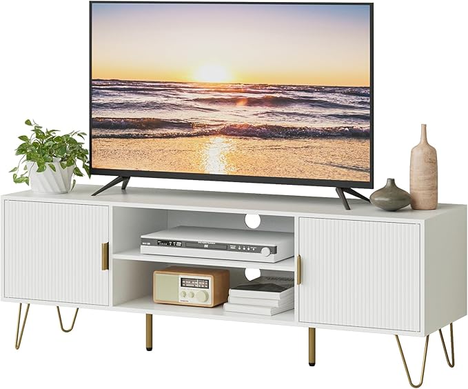 TV Stand for 55 65-inch TV, Entertainment Center by Unknown