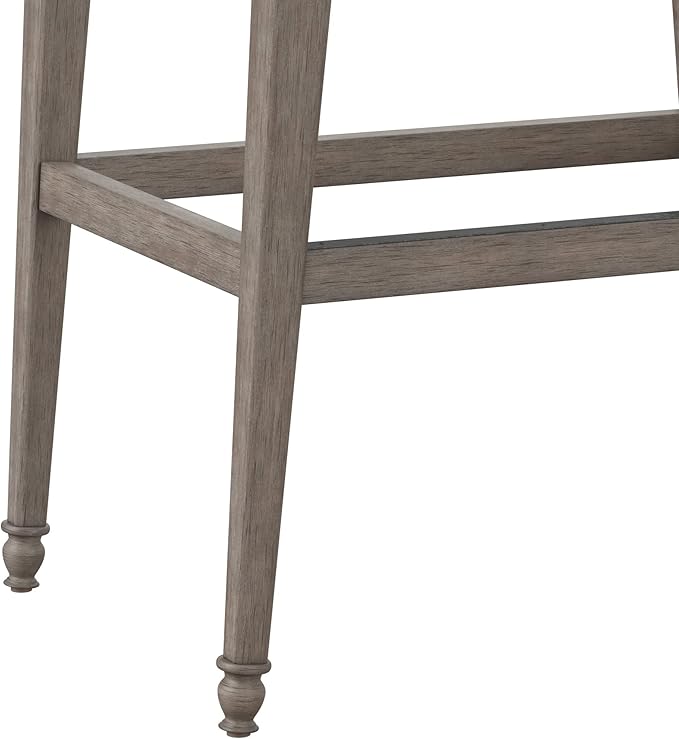 Hillsdale Furniture Vetrina Backless Non-Swivel Counter Stool, Weathered Grey - Image 7