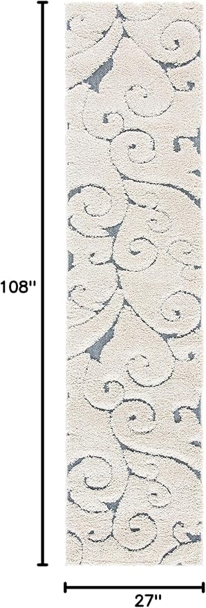 SAFAVIEH Florida Shag Collection Runner Rug - Image 2