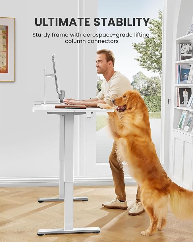 ErGear Electric Standing Desk, 44 x 24 Inches Height Adjustable Stand up Desk - Image 4