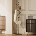 Tree-shaped coat rack stand, Metal coat tree by uniquefurnituremodernstyle