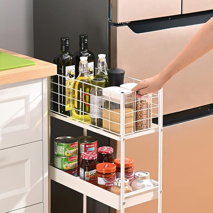 KINGRACK 3-Tier Rolling Utility Cart - Image 9